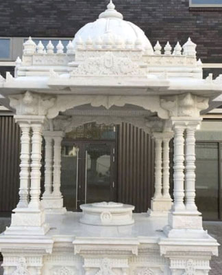 readymade temple offered by jogani marble